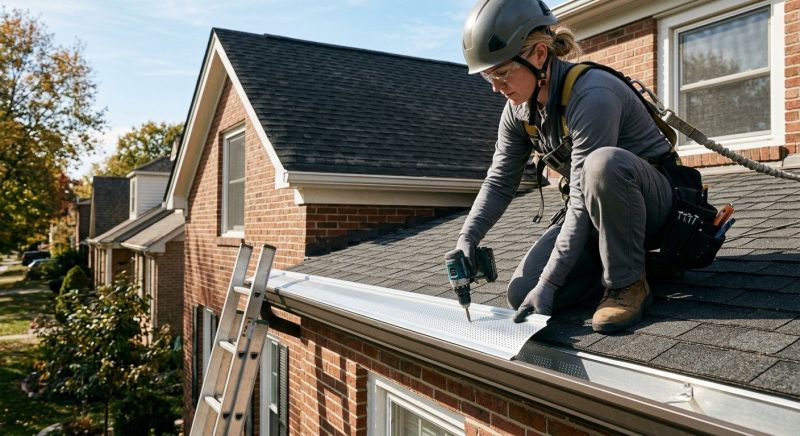 Gutter Cap Installation in Longmont, CO