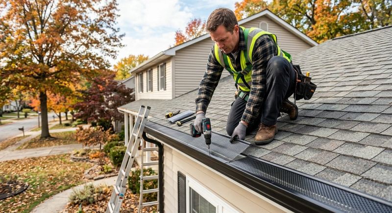 Leaf Barrier Installation in Redmond, WA